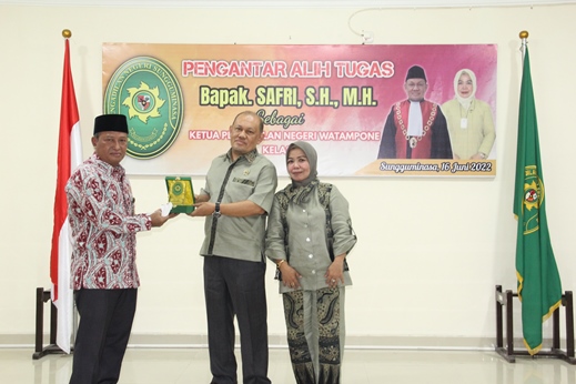 Pengantar Alih Tugas Wakil 1